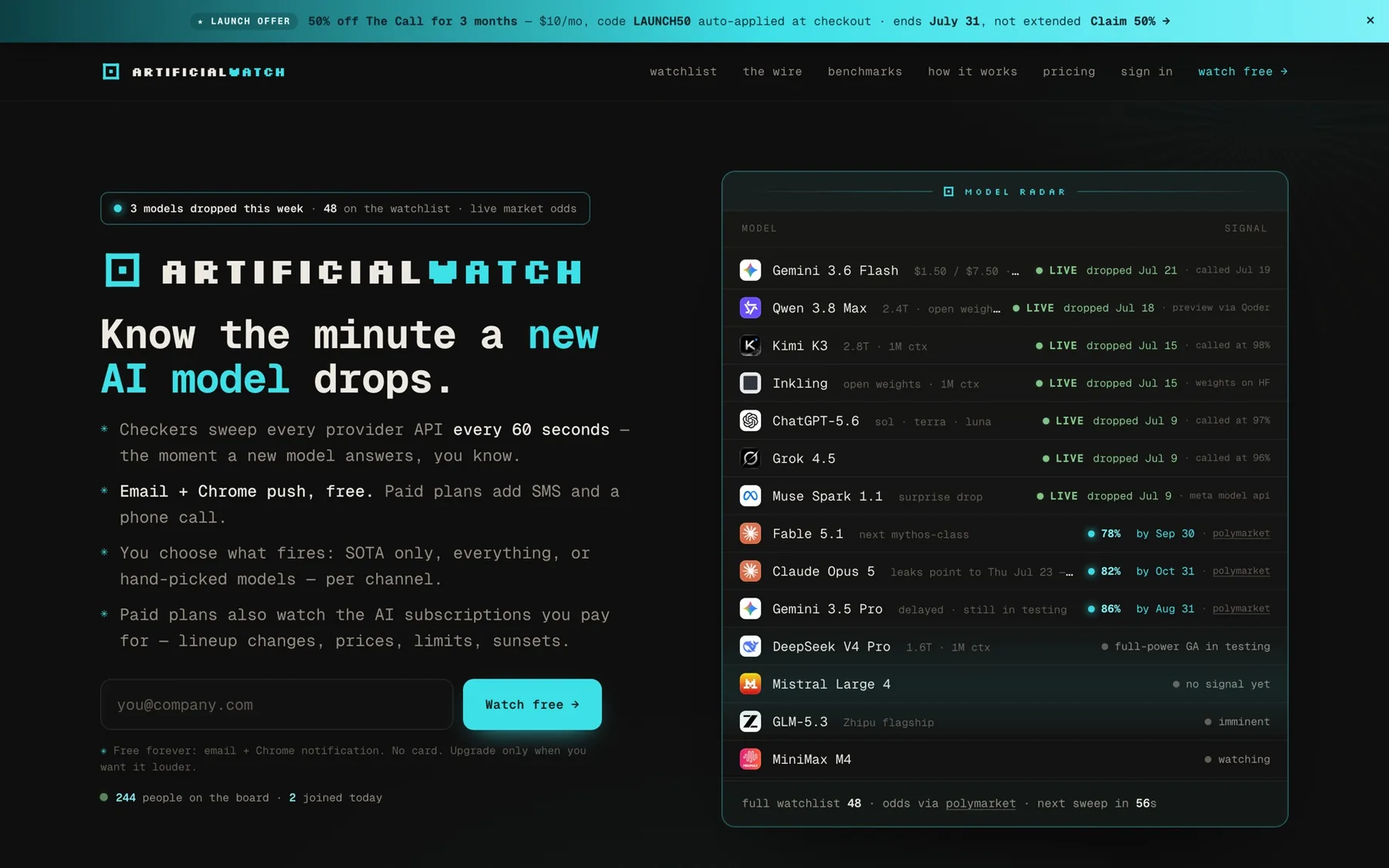 ArtificialWatch screenshot