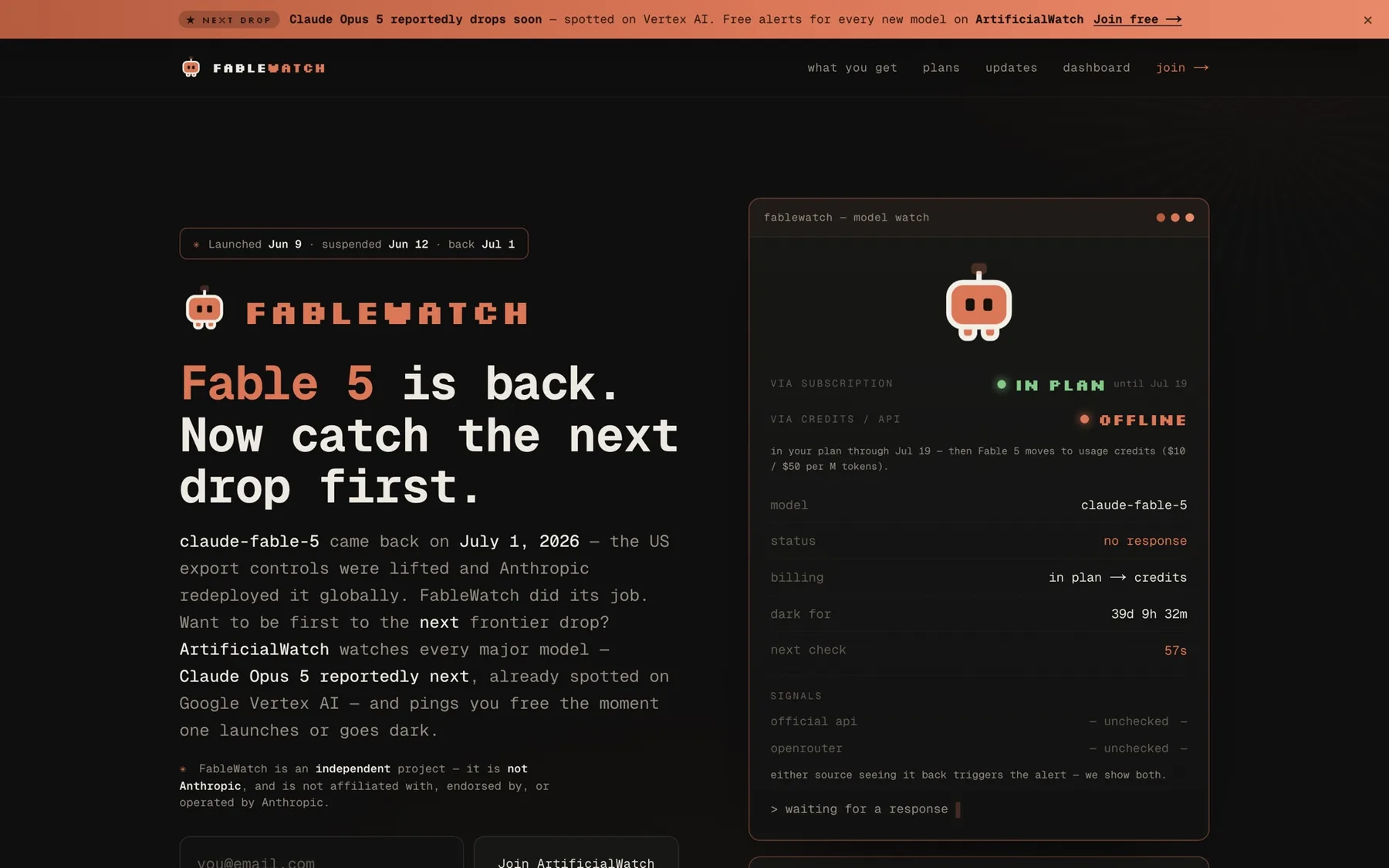 FableWatch screenshot